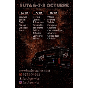 RUTA 6-7-8  OCTUBRE